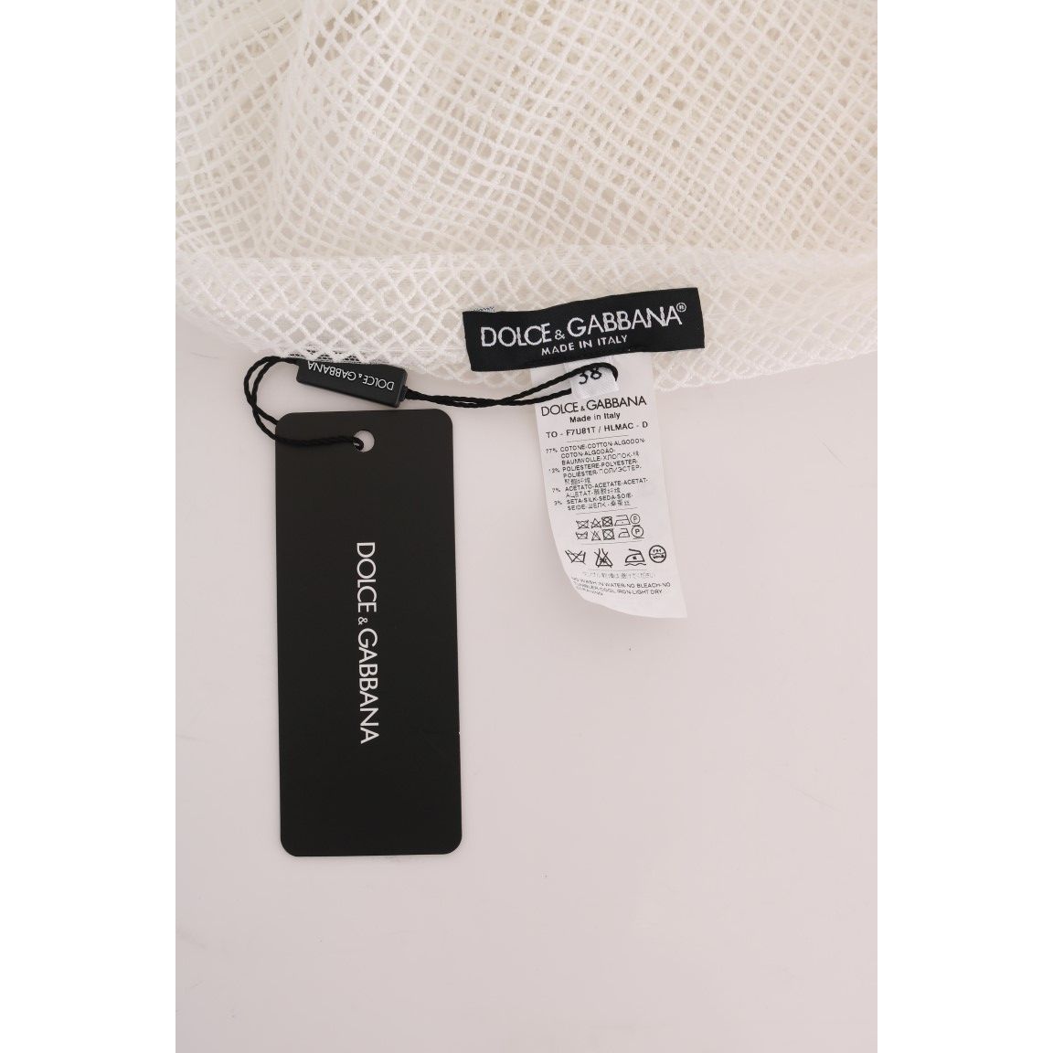 توب دولتشي آند غابانا بدون أكمام شفاف من شبكة