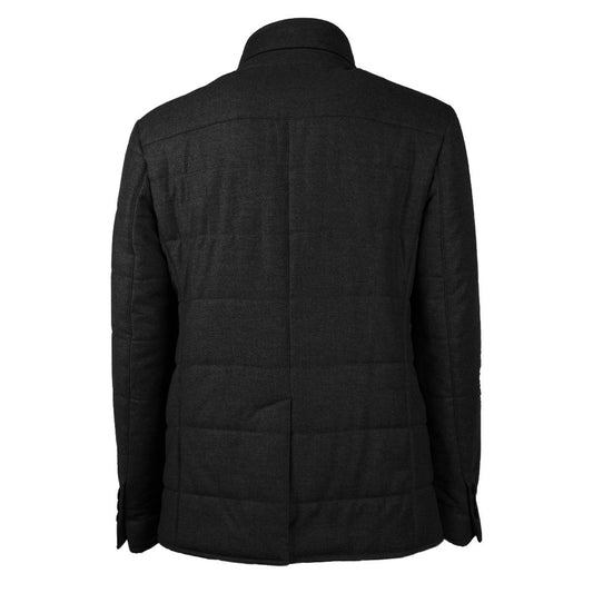 Made in Italy Elegant Wool-Cashmere Men's Coat LO-7850-IT46 | S
