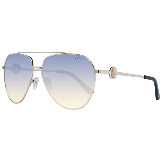 Guess Gold Metal Sunglasses Guess