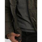 Yes Zee Green Polyester Jacket YE-13687-S