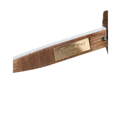 Dolce & Gabbana Multicolor Wood Crystal Brass Frame Floral Hand Paint Sunglasses Dolce & Gabbana