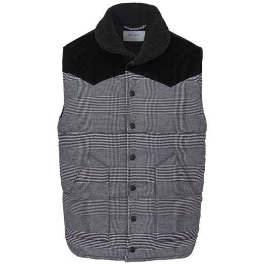 Gran Sasso Gray Cotton Sleveless Jacket GR-6632662-IT50 | L