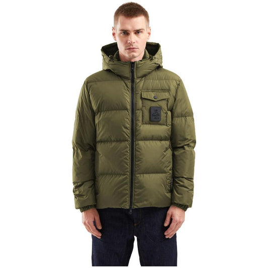 Refrigiwear Green Nylon Men Jacket RE-13972-XXL