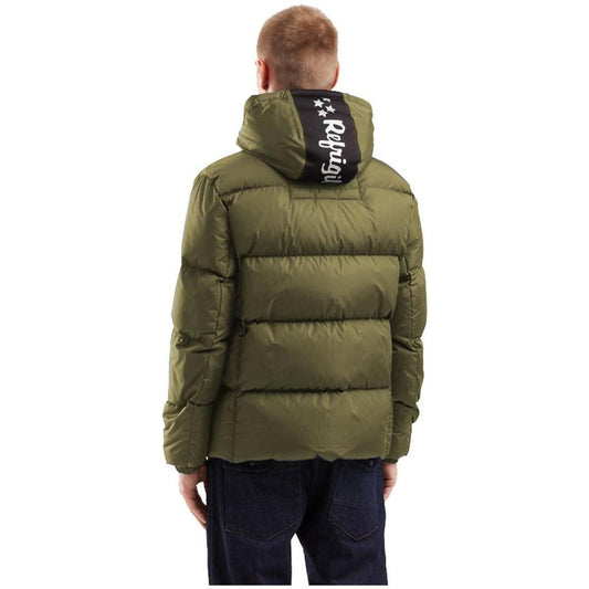 Refrigiwear Green Nylon Men Jacket RE-13972-XXL