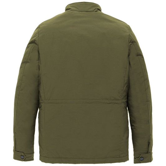 Refrigiwear Green Nylon Men Jacket RE-13992-M