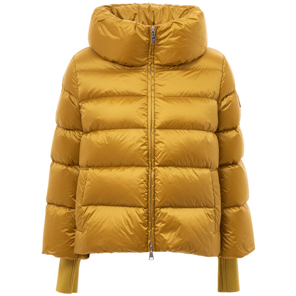 Add Gold Polyamide Coat 1728,67397976224,Add,Clothing,Coats - Jackets & Coats - Clothing,Gold,IT44|L,Jackets & Coats - Clothing,New with tags,Women