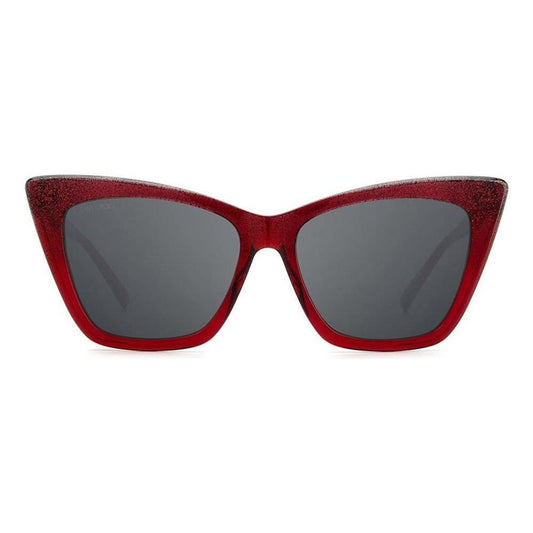 Jimmy Choo Red Acetate Sunglasses JCLUCINESDXLAC
