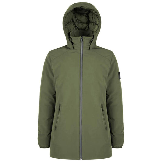 Yes Zee Green Nylon Jacket YE-14274-M