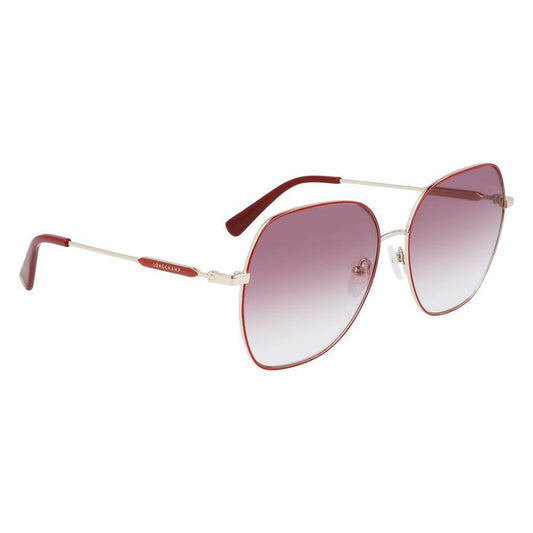 Longchamp Red Metal Sunglasses LOLO151S604AC