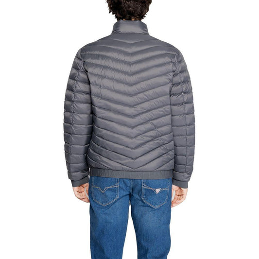 Armani Exchange Gray Polyester Jackets & Coat AR-7251700138-IT44 | S