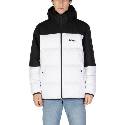 Hugo Boss White Recycled Polyester Jackets & Coat BO-14897800008-IT52 | XL