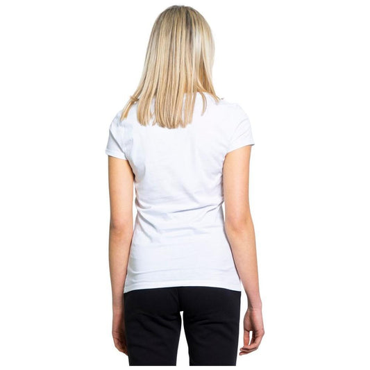 Armani Exchange White Cotton T-Shirt