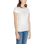 Armani Exchange White Cotton T-Shirt AR-14710900008-XL