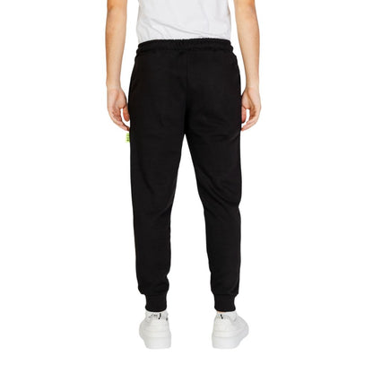 Icon Black Cotton Joggers (Workout Pants) Icon