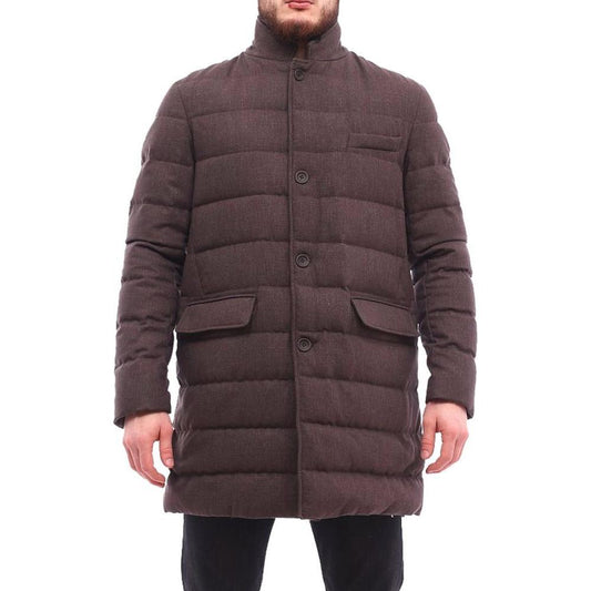 Herno Brown Wool Jacket HE-14315-IT50 | L