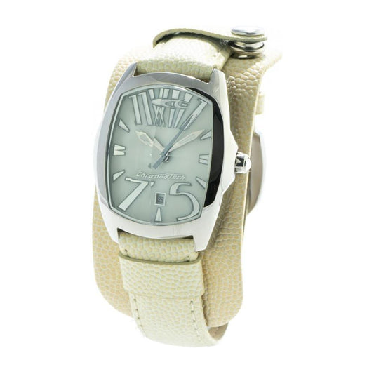 Chronotech Beige Leather Watch CHCT2039L20AC