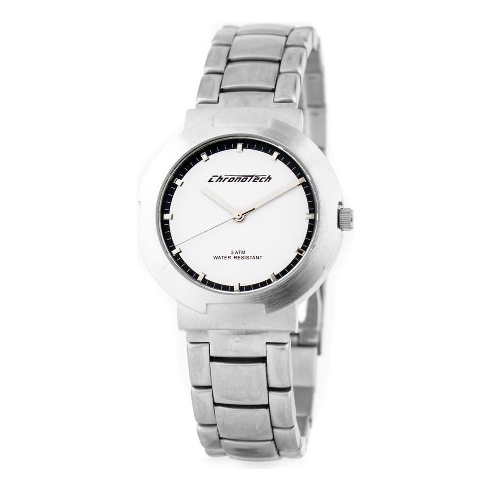Chronotech Silver Stainless Steel Watch CHCT645103MAC