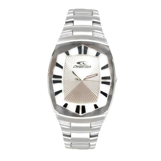 Chronotech Silver Stainless Steel Dress Watch