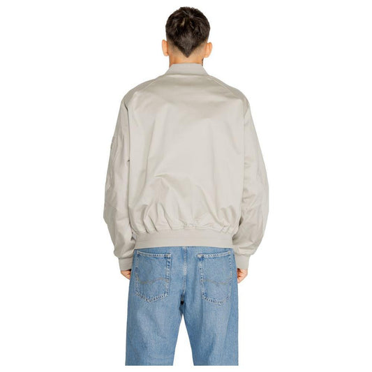 Calvin Klein Gray Organic Cotton Jackets & Coat CA-14571300136-IT46 | M