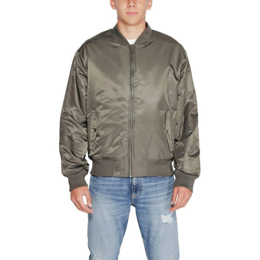 Calvin Klein Jeans Gray Polyamide Jackets & Coat CA-14580100138-IT52 | XL