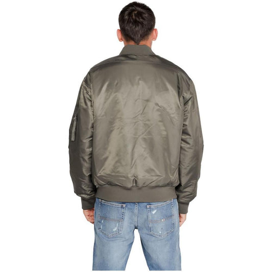 Calvin Klein Jeans Gray Polyamide Jackets & Coat CA-14580100138-IT52 | XL