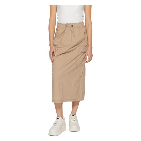 Street One Beige Cotton Skirt ST-14478700127-46