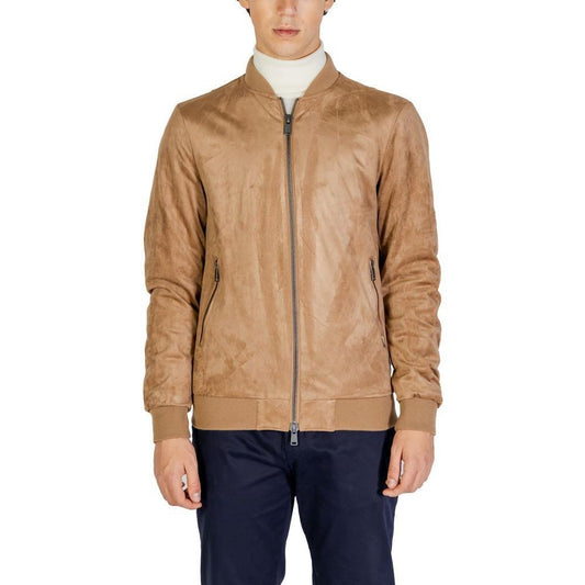 Gianni Lupo Beige Polyester Jackets & Coat GI-14789100309-IT46 | M