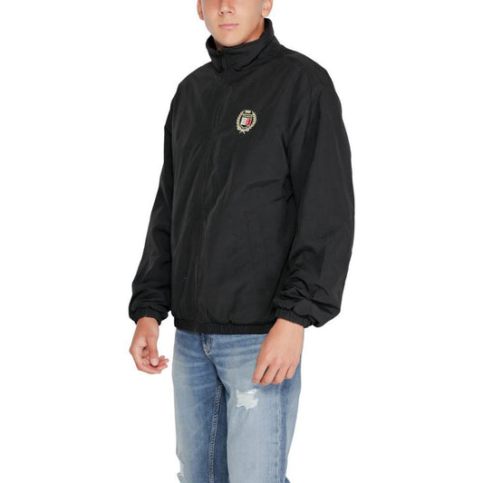Tommy Hilfiger Jeans Black Recycled Polyester Jackets & Coat TO-14576000009-IT44 | S