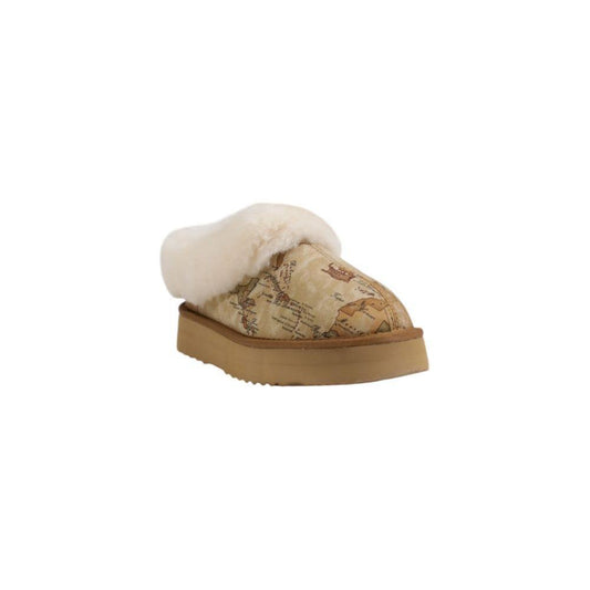 Alviero Martini Prima Classe Beige Fabric Ankle AL-14632700127-EU36/US6