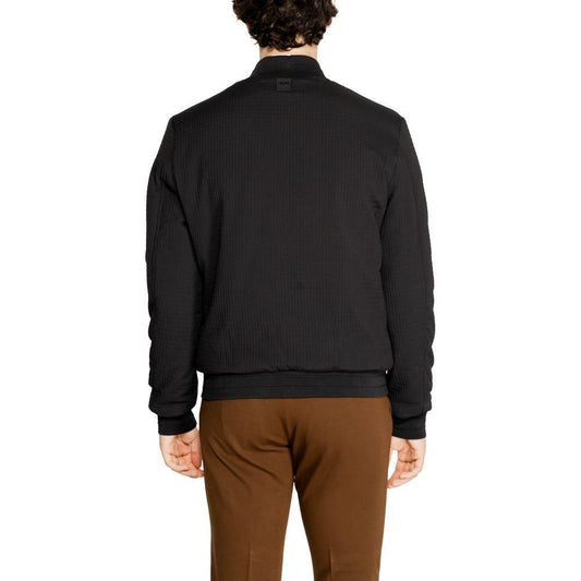 Antony Morato Black Polyester Jackets & Coat AN-14634000009-IT52 | XL