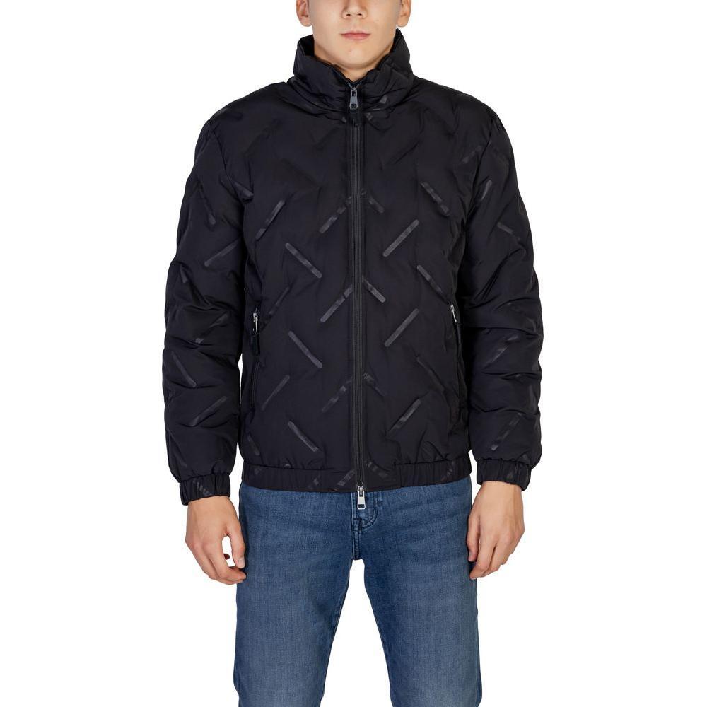 Antony Morato Black Polyester Jackets & Coat AN-14634400009-IT50 | L