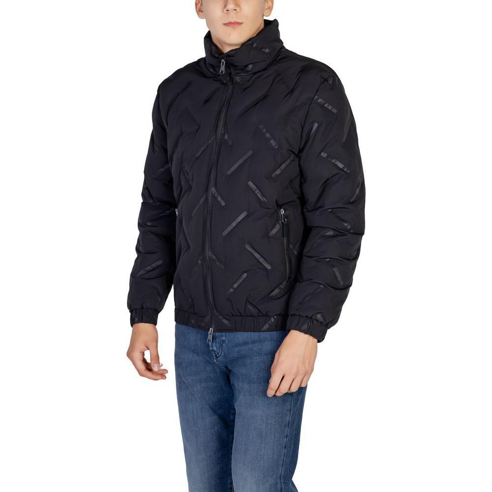 Antony Morato Black Polyester Jackets & Coat AN-14634400009-IT50 | L