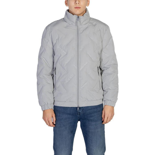 Antony Morato Gray Polyester Jackets & Coat AN-14634400137-IT48 | M