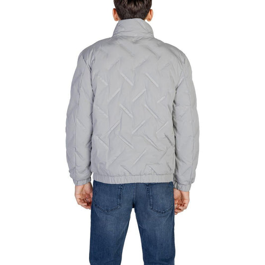 Antony Morato Gray Polyester Jackets & Coat AN-14634400137-IT48 | M