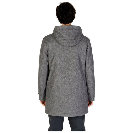 Hamaki-Ho Gray Polyester Coat HA-15669900153-IT44 | S