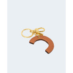 Alviero Martini Prima Classe Beige Leather Keychain ALMAPRCL-8004900127