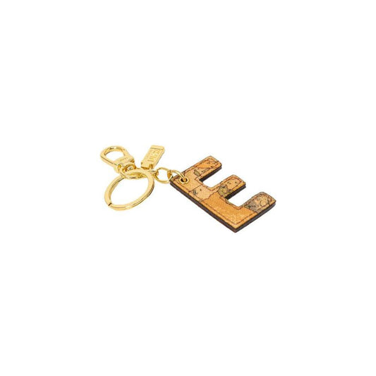 Alviero Martini Prima Classe Beige Leather Keychain ALMAPRCL-8005300127