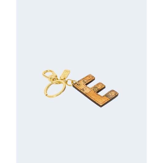 Alviero Martini Prima Classe Beige Leather Keychain ALMAPRCL-8005300127