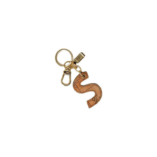 Alviero Martini Prima Classe Beige Cotton Keychain ALMAPRCL-8033000127