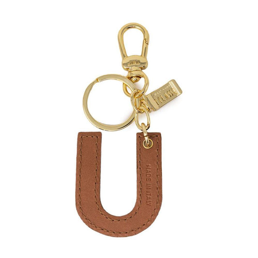Alviero Martini Prima Classe Beige Leather Keychain ALMAPRCL-8835000127