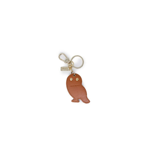 Alviero Martini Prima Classe Beige Leather Keychain ALMAPRCL-10234500127