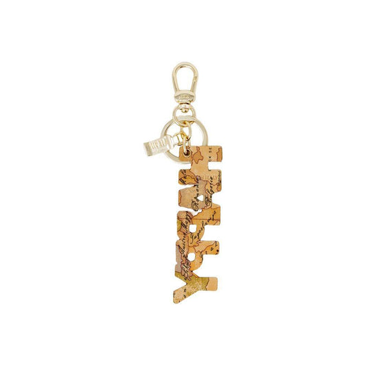 Alviero Martini Prima Classe Beige Polyester Keychain ALMAPRCL-11345200127