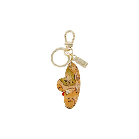 Alviero Martini Prima Classe Beige Polyester Keychain ALMAPRCL-11346300127