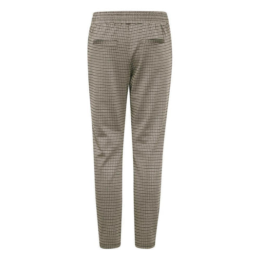ICHI Beige Polyester Pant IC-13339900127-IT44|L