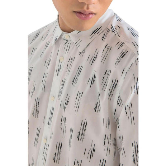 Antony Morato White Viscose Shirt AN-13369000008-IT48 | M