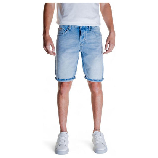 Antony Morato Light Blue Cotton Bermuda