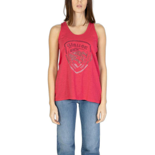 Blauer Pink Cotton Tank Top
