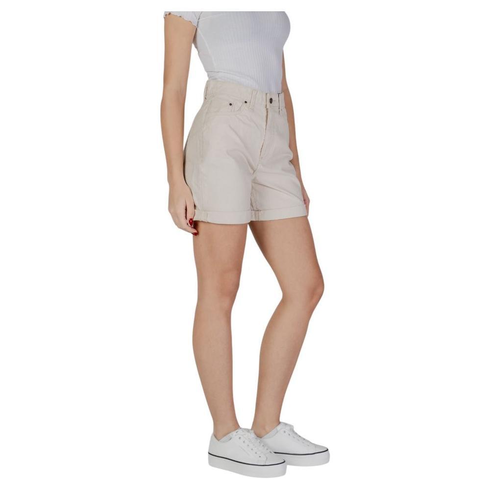 B.Young Beige Cotton Shorts