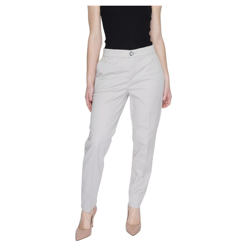 Street One Beige Cotton Pant ST-14200902507-W44 | L28