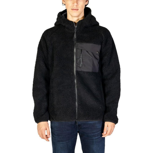 Hydra Clothing Black Polyester Jackets & Coat HY-15713500009-IT52 | XL
